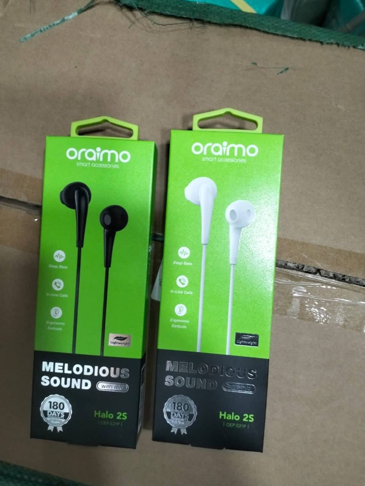 Écouteurs Oraimo Halo 2S – noir ou blanc