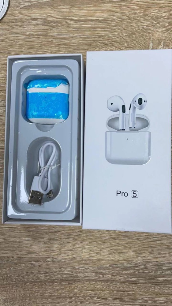 Écouteurs sans fil Bluetooth Pro 5 + boîtier de charge