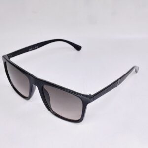 Lunettes carrées noires – dégradé gris