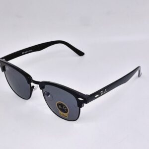 Lunettes rétro demi-cerclées – verres gris