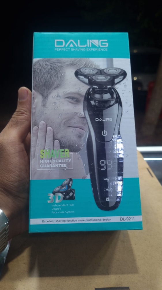 Rasoir électrique Daling DL-9211 – 3 têtes 3D